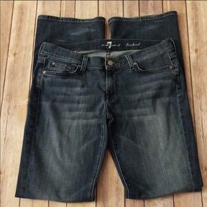 7 FOR ALL MAN KIND BOOTCUT JEANS SZ 30